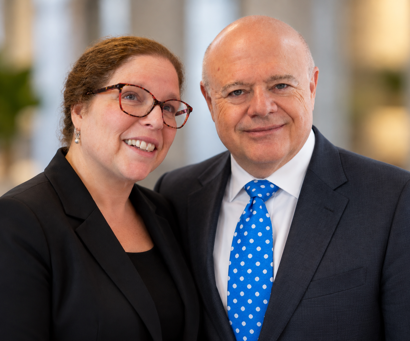 Alisa Hoffman-Pletner and Baruch Pletner together